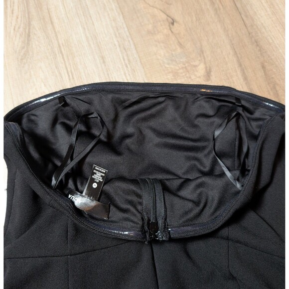 NWT AQUA Size M Dress Strapless Mini Bows Faux Wrap Bloomingdales Cocktail Party - Picture 11 of 14